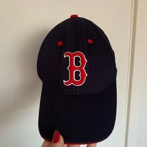 Genuine Boston Red Sox Merchandise Black Cap with Red Logo